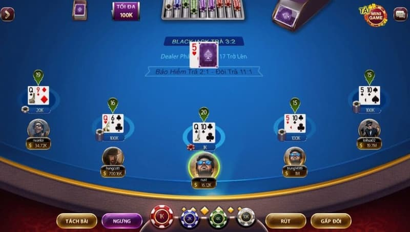 mẹo chơi blackjack sunwin